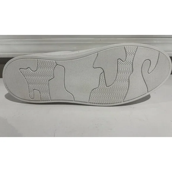 Bruno Magli Mens Lace Up Round Toe Low Top Sneakers White Leather Size 7 - Picture 8 of 11